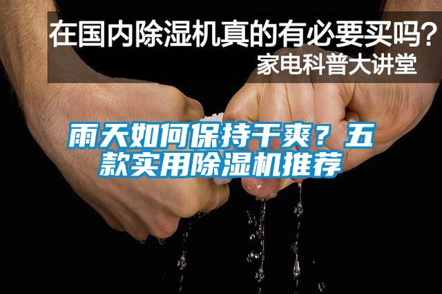 雨天如何保持干爽？五款實(shí)用除濕機(jī)推薦