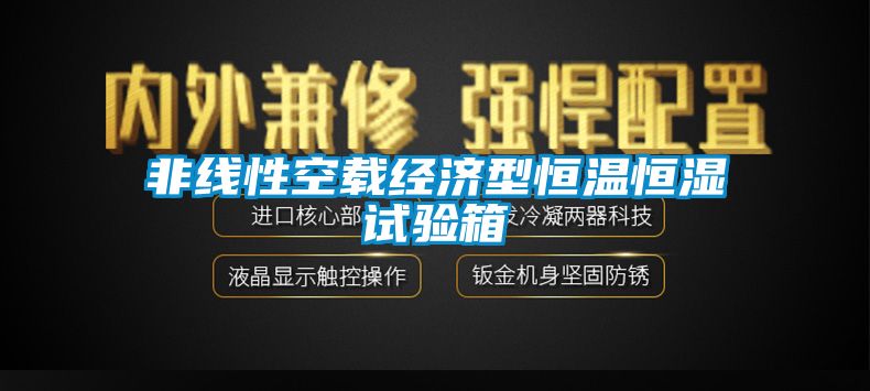 非線(xiàn)性空載經(jīng)濟(jì)型恒溫恒濕試驗(yàn)箱