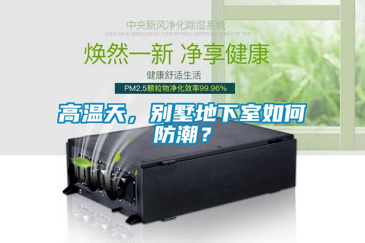 高溫天，別墅地下室如何防潮？