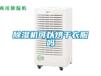 行業(yè)新聞除濕機(jī)可以烘干衣服嗎