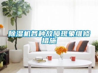 行業(yè)新聞除濕機(jī)各種故障現(xiàn)象維修措施