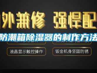 行業(yè)新聞防潮箱除濕器的制作方法