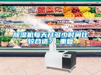 行業(yè)新聞除濕機每天開多少時間比較合適？_重復