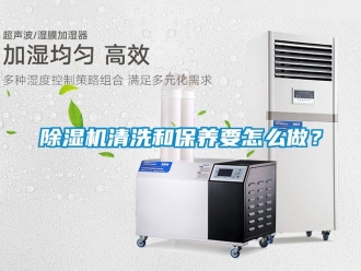 行業(yè)新聞除濕機清洗和保養(yǎng)要怎么做？