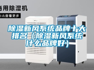 行業(yè)新聞除濕新風(fēng)系統(tǒng)品牌十大排名（除濕新風(fēng)系統(tǒng)什么品牌好）