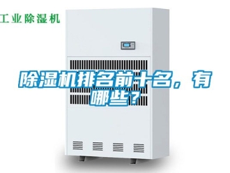 行業(yè)新聞除濕機(jī)排名前十名，有哪些？