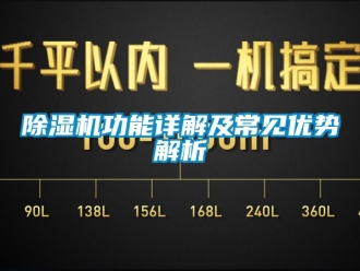行業(yè)新聞除濕機(jī)功能詳解及常見(jiàn)優(yōu)勢(shì)解析